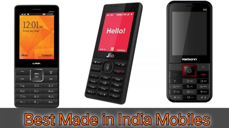 {Top 5} Best Made in India Keypad mobiles available online
