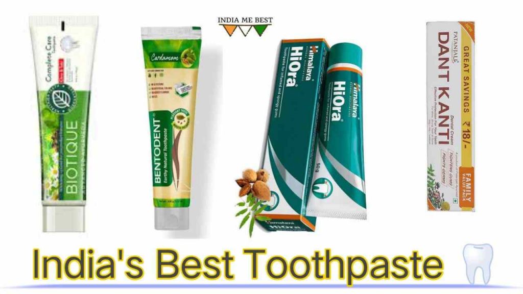 Made in India Toothpaste brands
