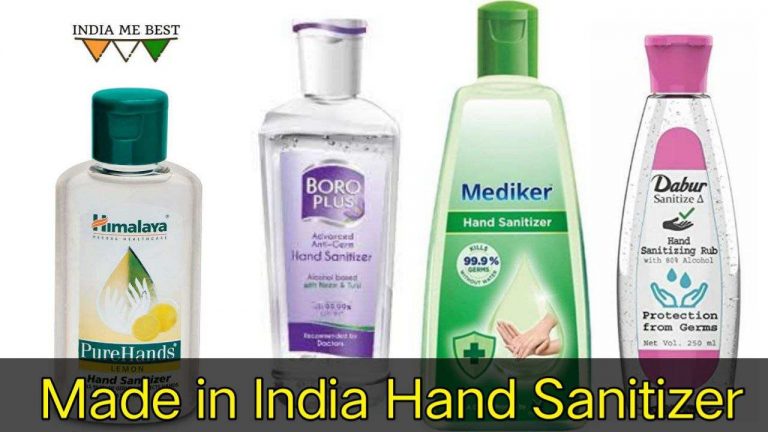 {Top 4} Made in india Hand Sanitizer Brands| Certified Reviews